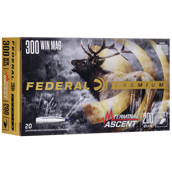 FED TERMINAL ASCENT 300WIN 200GR 20/10 - Ammunition